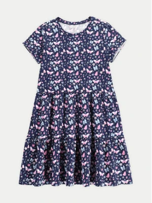 Coccodrillo Sukienka dzianinowa WC5129202VGA Granatowy Regular Fit