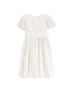 Coccodrillo Sukienka elegancka WC5128212EJG Écru Regular Fit