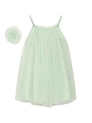 Coccodrillo Sukienka elegancka WC5128302EJG Zielony Regular Fit