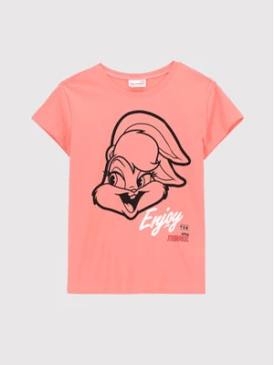 Coccodrillo T-Shirt LOONEY TUNES ZC2143207LIG Różowy Regular Fit