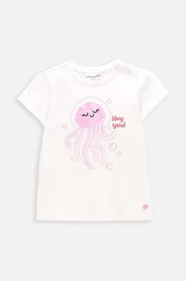 Coccodrillo t-shirt niemowlęcy kolor biały