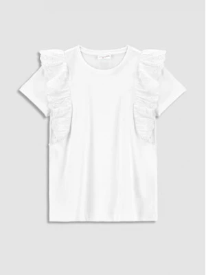 Coccodrillo T-Shirt WC3143201SRJ Biały Regular Fit