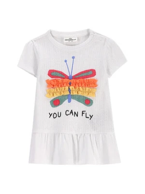 Coccodrillo T-Shirt WC5143201TGN Biały Regular Fit