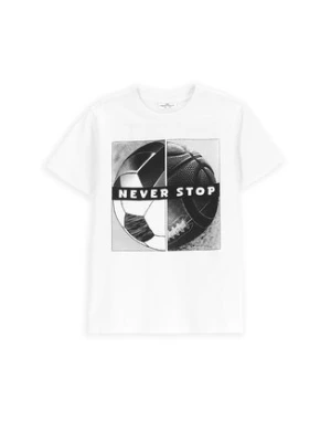 Coccodrillo T-Shirt WC5143201VBC Biały Regular Fit