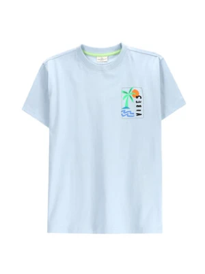 Coccodrillo T-Shirt WC5143216VBD Błękitny Regular Fit