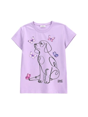 Coccodrillo T-Shirt WC5143218VGD Fioletowy Regular Fit