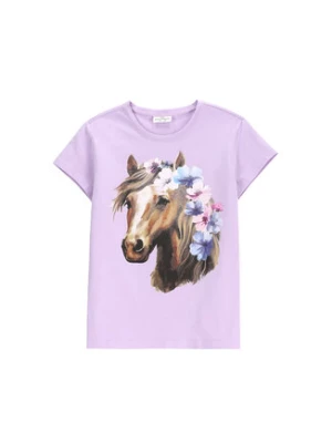 Coccodrillo T-Shirt WC5143222VGB Fioletowy Regular Fit