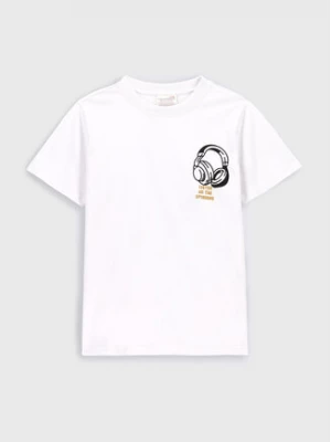 Coccodrillo T-Shirt ZC2143206EVB Biały Regular Fit