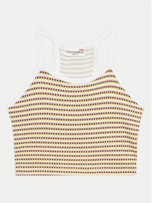 Coccodrillo Top WC4143303HGJ Kolorowy Slim Fit