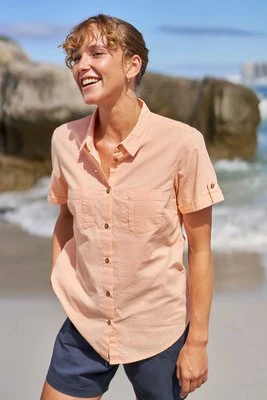 Coconut koszula damska na krótki rękaw - Pink Mountain Warehouse