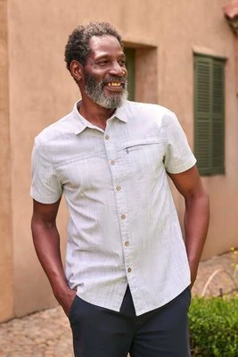 Coconut Slub Texture - koszula męska - Blue Mountain Warehouse