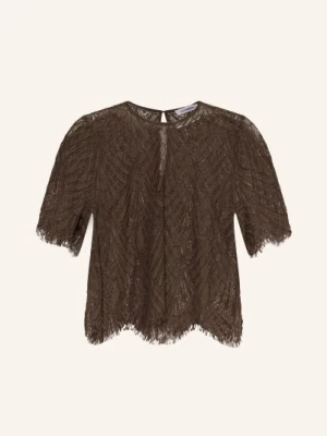 Co'couture Bluzka Z Koronki braun