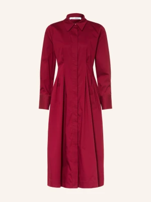 Co'couture Sukienka Koszulowa Sannacc rot CIEMNOCZERWONY