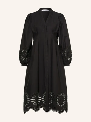 Co'couture Sukienka Melisecc Z Koronką schwarz CZARNY