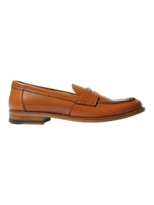 Cognac Penny Loafers Scarosso