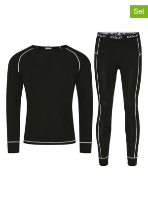 COLD 2-częściowy zestaw bielizny funkcyjnej w kolorze czarnym rozmiar: S