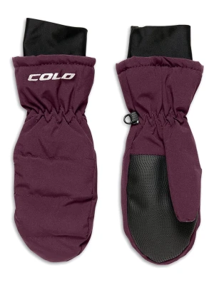 COLD Rękawiczki narciarskie "Igloo" w kolorze fioletowym rozmiar: 140/146