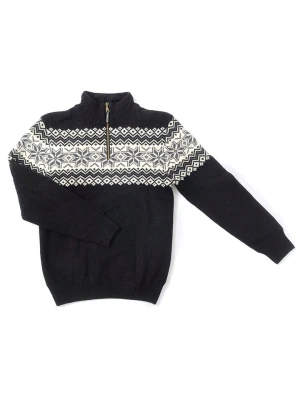 COLD Sweter "Bodö" w kolorze czarno-białym rozmiar: 42