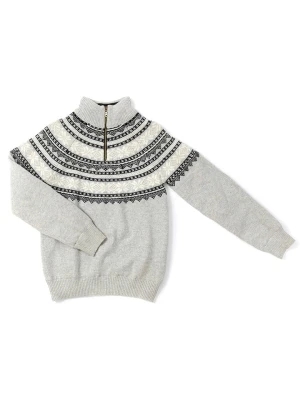COLD Sweter "Bodö" w kolorze szarym rozmiar: 44