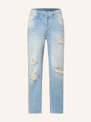 Cole Buxton Jeansy W Stylu Destroyed Slim Fit blau