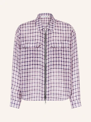 Cole Buxton Koszula Wierzchnia Z Lnu pink