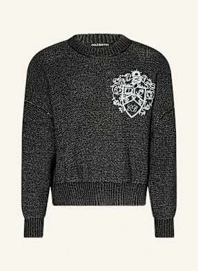 Cole Buxton Sweter Denim schwarz