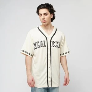 College Baseballshirt, markiKarl Kani, Jerseys, w kolorze beż, rozmiar: