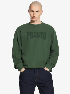 Zdjęcie produktu College bawełniana bluza męska khaki PROSTO.