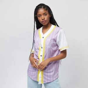 Karl Kani College Block Pinstripe Baseball kobiety Koszule wielokolorowy rozmiar Odzież