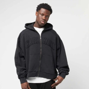 Karl Kani College Heavy Crop Zip Hoodie mężczyźni Bluzy czarny rozmiar Odzież
