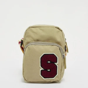 College Letter Double Pocket Bag, markiSNIPES, Torby naramienne, w kolorze beż, rozmiar: