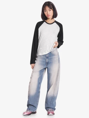 College longsleeve damski czarny Prosto