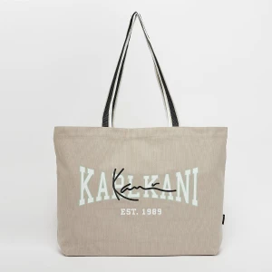 Karl Kani College Signature Shopper Bag uniseks Torby beż rozmiar Akcesoria