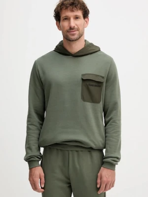 Colmar bluza męska kolor zielony z kapturem gładka 6282.6ZJ