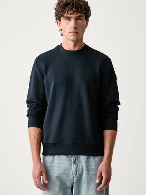 Colmar bluza z kapturem męska z bawełną granatowy