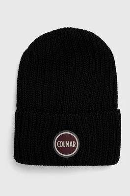 Colmar czapka kolor czarny wełniana