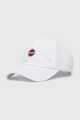 Colmar czapka z daszkiem bawełniana kolor biały