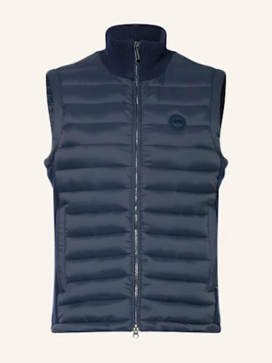 Colmar Kamizelka Pikowana Z Mieszanki Materiałów blau