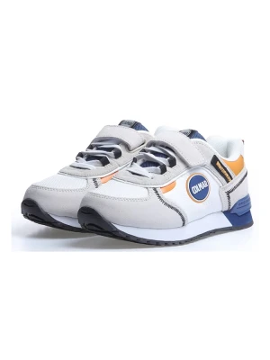 COLMAR Skórzane sneakersy "Travis Sport Colors" w kolorze jasnoszaro-biało-niebieskim rozmiar: 38