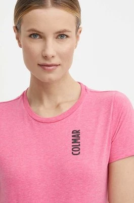 Colmar t-shirt damski kolor różowy