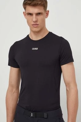 Colmar t-shirt sportowy kolor czarny gładki