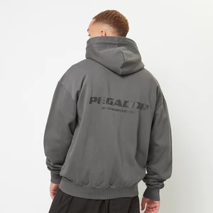 COLNE LOGO OVERSIZED SWEAT JACKET washed anthracite/black, marki PegadorApparel, w kolorze Szary, rozmiar