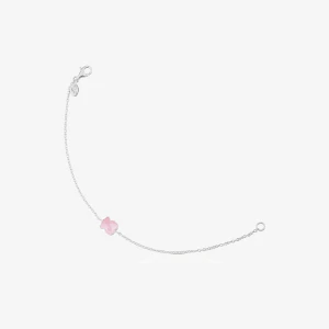 Color - Bransoletka Tous Ze Srebra Z Różowym Kwarcem - Tous