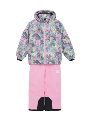 Color Kids 2-częściowy zestaw narciarski w kolorze jasnoróżowo-turkusowym rozmiar: 140