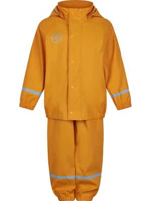 Color Kids 2-częściowy zestaw przeciwdeszczowy w kolorze żółtym rozmiar: 80