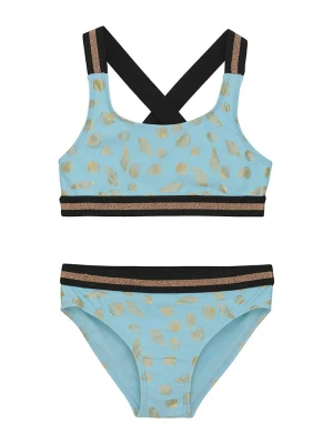 Color Kids Bikini w kolorze błękitno-czarnym rozmiar: 152