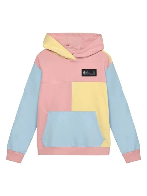 Color Kids Bluza w kolorze jasnoróżowo-żółtym rozmiar: 140
