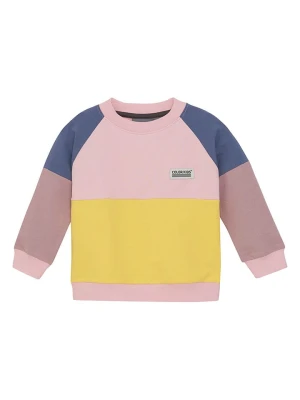 Color Kids Bluza w kolorze żółto-jasnoróżowym rozmiar: 92