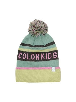 Color Kids Czapka w kolorze turkusowo-żółtym rozmiar: 54 cm