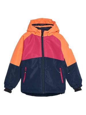 Color Kids Kurtka narciarska w kolorze granatowo-różowo-pomarańczowym rozmiar: 116